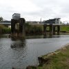 Decommissioned railway bridge, Liverpool where Janny Ely & family swam as kids